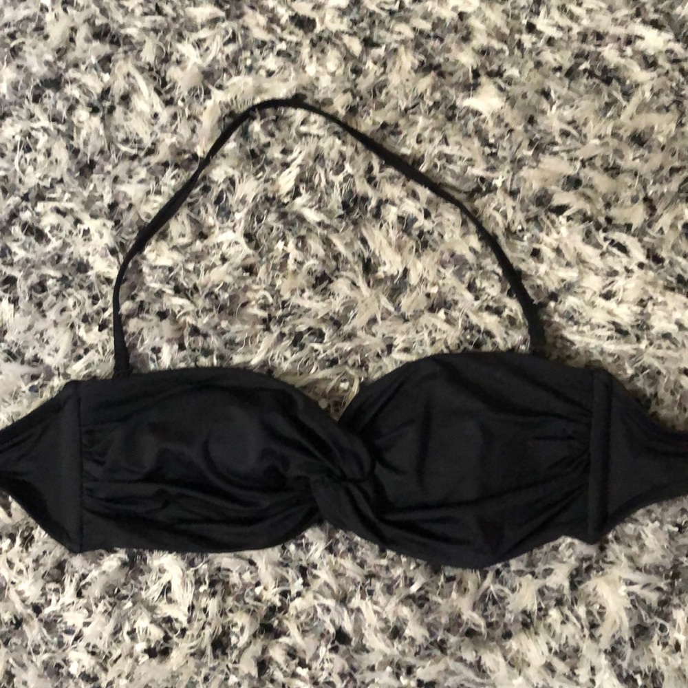 Black bikini top
